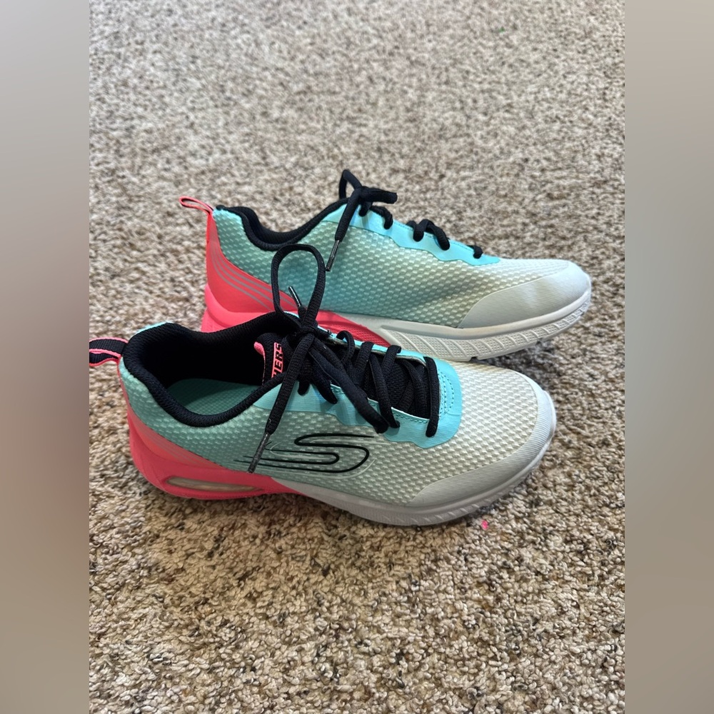 Skechers blue, Pink and Black Athletic Sneakers